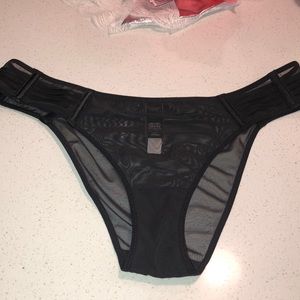 Victoria Secret sheer tanga cheekini .